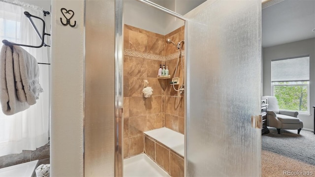 11818 Rio Secco Rd, Peyton, CO 80831 - bathroom with a stall shower