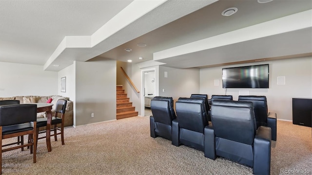 11818 Rio Secco Rd, Peyton, CO 80831 - home theater room featuring carpet and baseboards