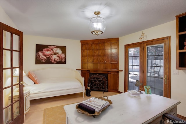 interior space with light wood-style floors