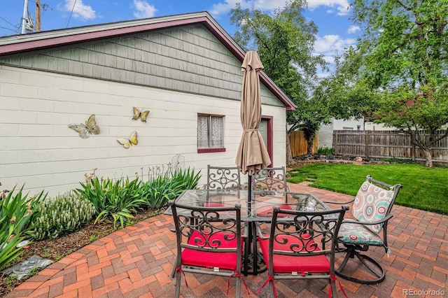 912 S Washington St, Denver, CO 80209 - view of patio with outdoor dining area