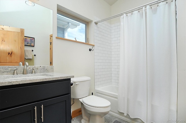 656 S Gunnison Ave, Buena Vista, CO 81211 - bathroom featuring vanity, toilet, and shower / tub combo