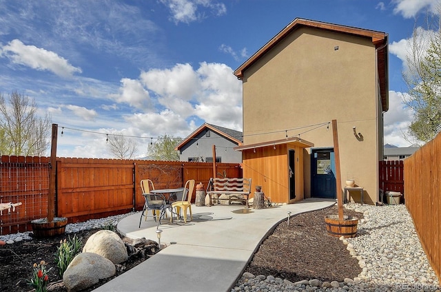 656 S Gunnison Ave, Buena Vista, CO 81211 - view of patio featuring a fenced backyard