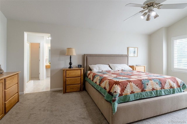 14261 W Evans Cir, Lakewood, CO 80228 - bedroom with light carpet and ceiling fan