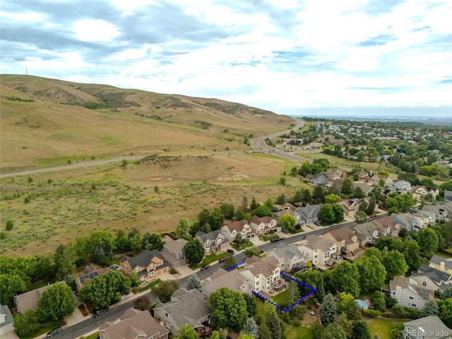 14261 W Evans Cir, Lakewood, CO 80228 - aerial view of residential area with property boundaries highlighted