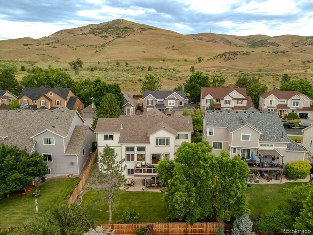 14261 W Evans Cir, Lakewood, CO 80228 - aerial view of residential area featuring a mountainous background