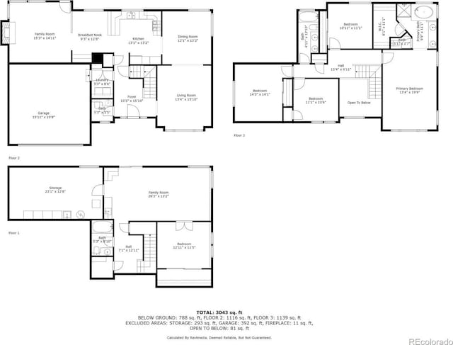 4228 Scenic Village Dr, Evergreen, CO 80439 - floor plan / room layout