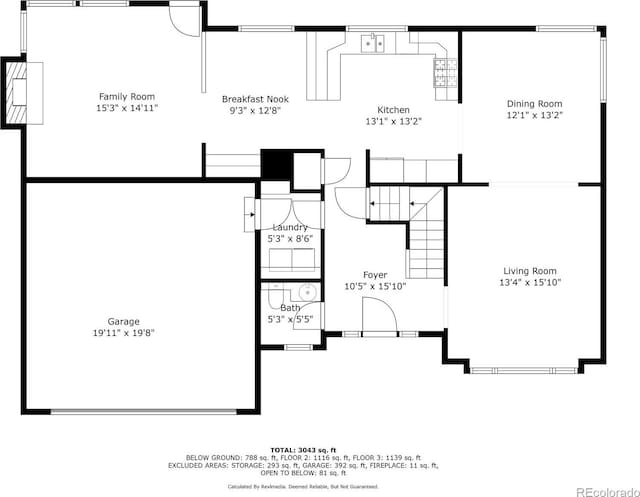 4228 Scenic Village Dr, Evergreen, CO 80439 - property floor plan