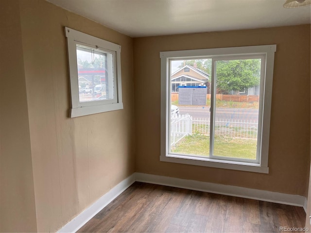 4875 Lowell Blvd, Denver, CO 80221 - spare room featuring wood finished floors
