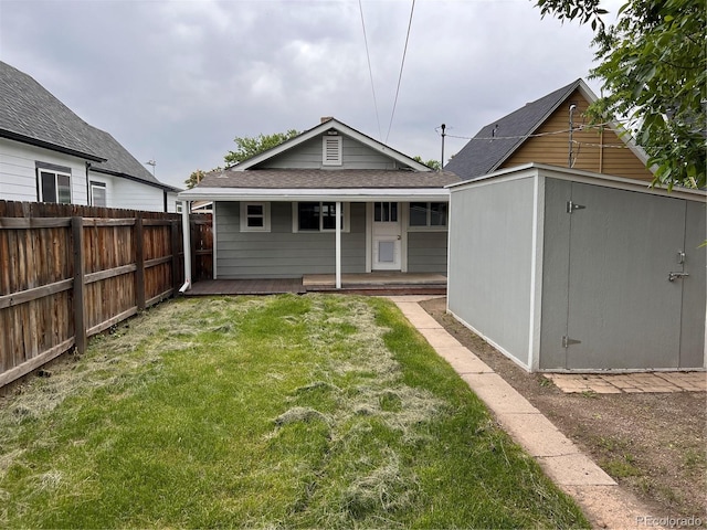 4875 Lowell Blvd, Denver, CO 80221 - back of property with roof with shingles and a porch