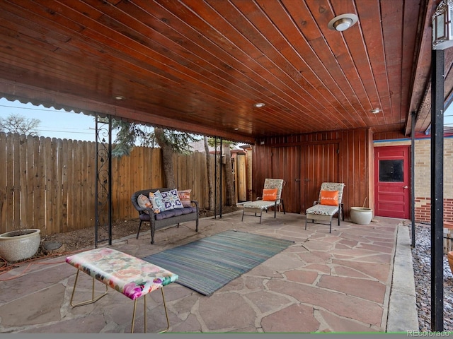 view of patio / terrace