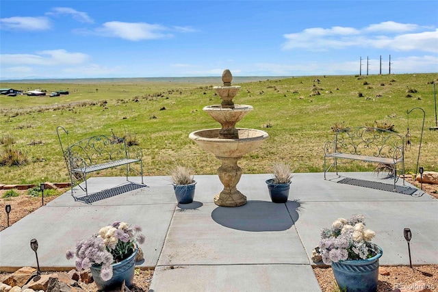 5129 S Tom Bay Rd, Bennett, CO 80102 - view of patio featuring a rural view