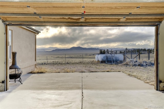 688 Tiara Rd, Lake George, CO 80827 - view of patio with a mountain view and fence