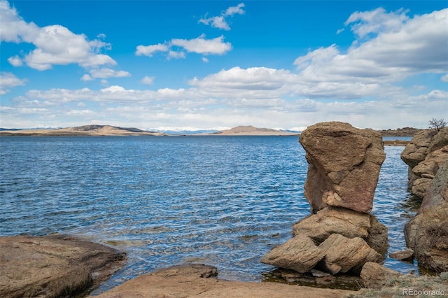 688 Tiara Rd, Lake George, CO 80827 - water view featuring a mountainous background
