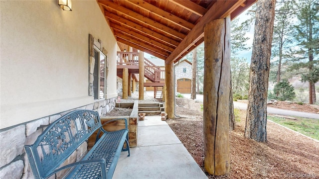 view of patio