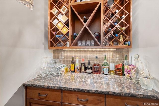 wine cellar featuring a dry bar