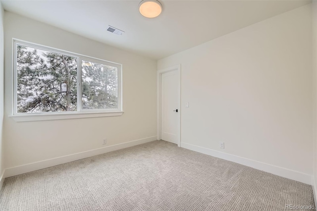 empty room with carpet floors