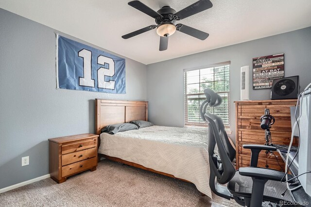 15056 Fillmore Way, Thornton, CO 80602 - bedroom featuring light carpet and ceiling fan