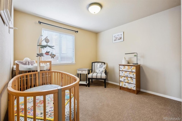 3305 White Oak Ln, Highlands Ranch, CO 80129 - bedroom with carpet and a nursery area