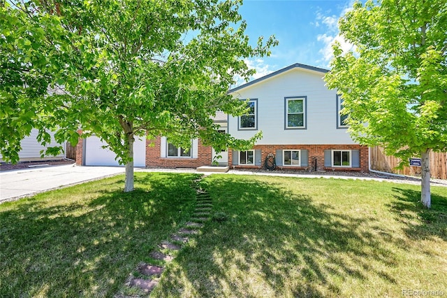 11000 Eudora Cir, Thornton, CO 80233 - tri-level home featuring brick siding, concrete driveway, and a garage