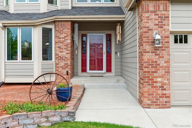 5282 Devon Ave, Castle Rock, CO 80104 - property entrance with a garage