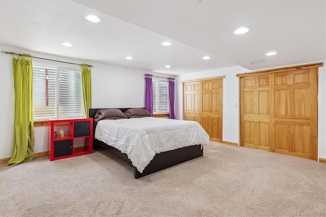 5282 Devon Ave, Castle Rock, CO 80104 - bedroom featuring recessed lighting, carpet, and baseboards
