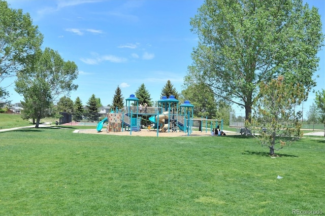 5282 Devon Ave, Castle Rock, CO 80104 - communal playground featuring a lawn