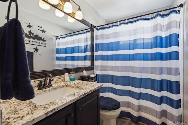 23634 Broadmoor Dr, Parker, CO 80138 - full bathroom with vanity and a shower with curtain