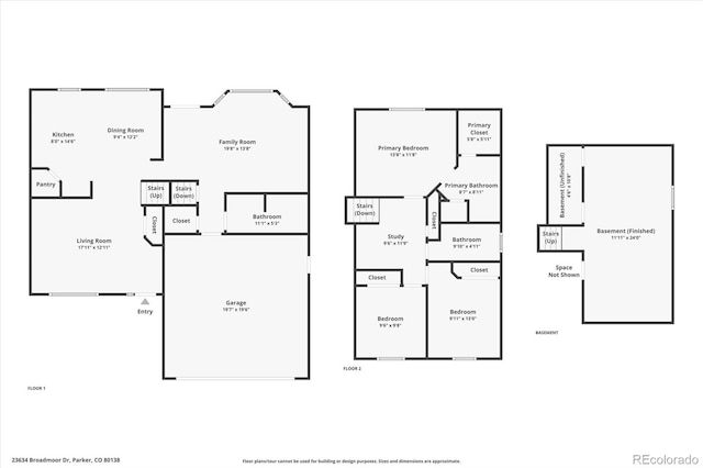 23634 Broadmoor Dr, Parker, CO 80138 - view of room layout