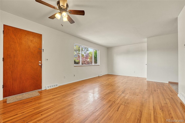 3490 Mowry Pl, Westminster, CO 80031 - spare room featuring ceiling fan and light wood finished floors