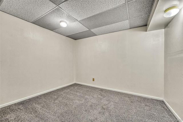3490 Mowry Pl, Westminster, CO 80031 - carpeted empty room featuring a drop ceiling and baseboards