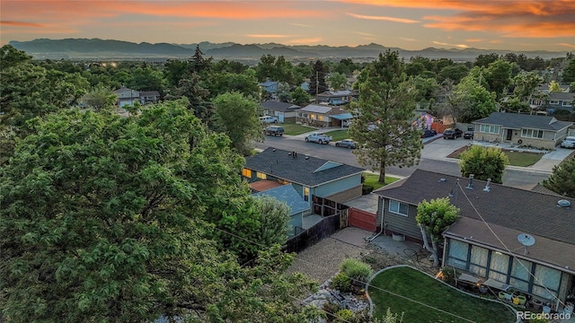 3490 Mowry Pl, Westminster, CO 80031 - aerial perspective of suburban area featuring mountains