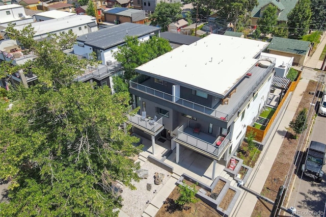 bird's eye view featuring a residential view