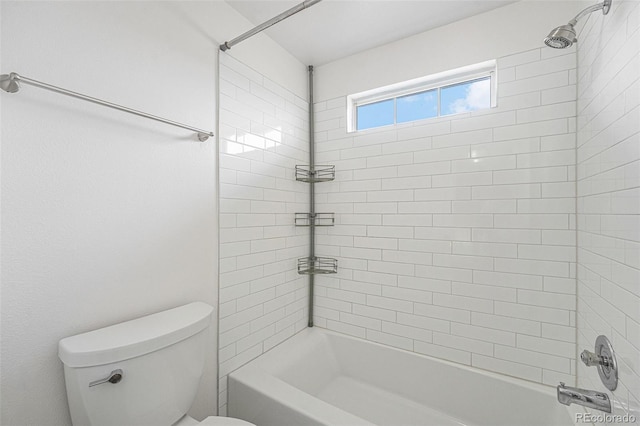 1915 S Hannibal St Unit G, Aurora, CO 80013 - bathroom featuring toilet and shower / bathtub combination