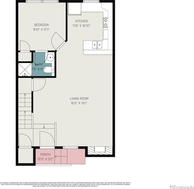 1915 S Hannibal St Unit G, Aurora, CO 80013 - floor plan / room layout