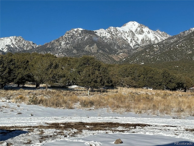 view of mountain feature