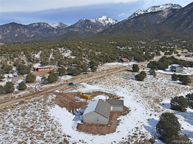 view of mountain feature