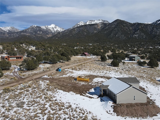 view of mountain feature