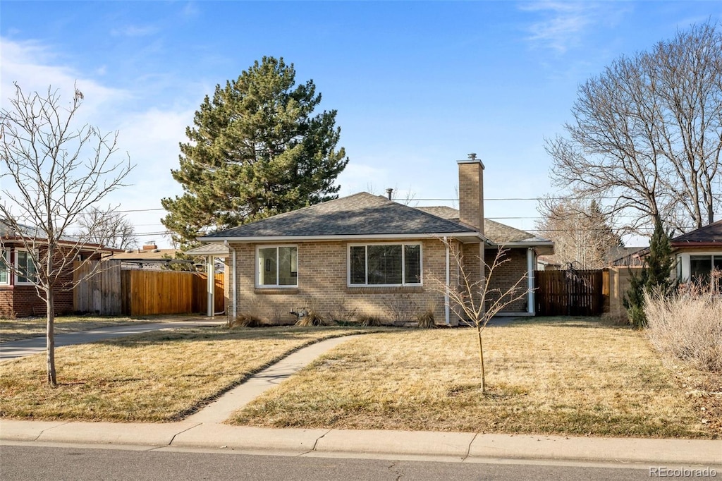 view of ranch-style house