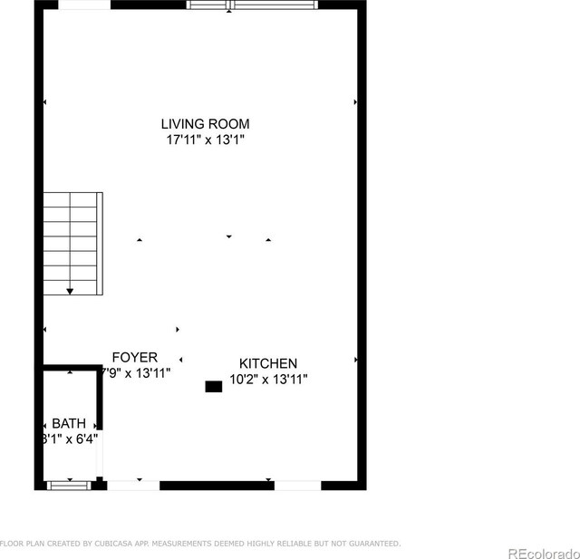 3133 Blake St Unit 3, Denver, CO 80205 - home floor plan