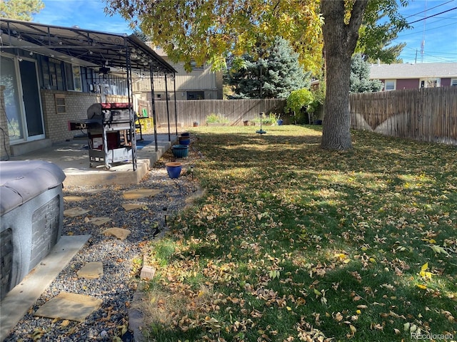 542 E Caley Dr, Centennial, CO 80121 - view of yard with a patio area