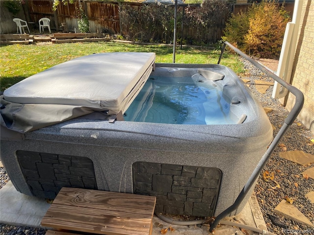 542 E Caley Dr, Centennial, CO 80121 - view of patio / terrace featuring a hot tub