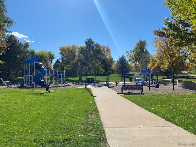 542 E Caley Dr, Centennial, CO 80121 - community jungle gym with a lawn