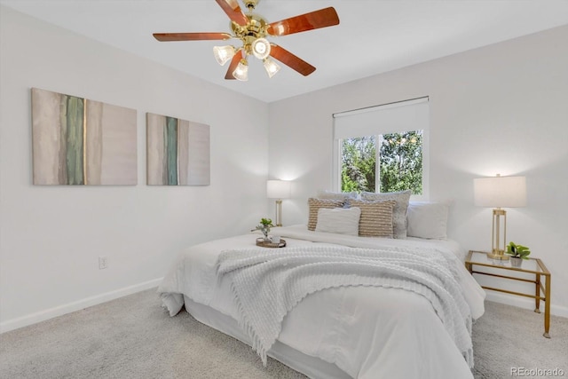 1250 Acropolis Dr, Lafayette, CO 80026 - bedroom with carpet floors, baseboards, and ceiling fan