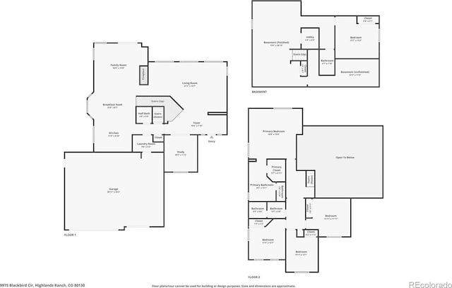 9975 Blackbird Cir, Highlands Ranch, CO 80130 - view of room layout