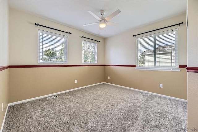 9975 Blackbird Cir, Highlands Ranch, CO 80130 - empty room with carpet and a ceiling fan