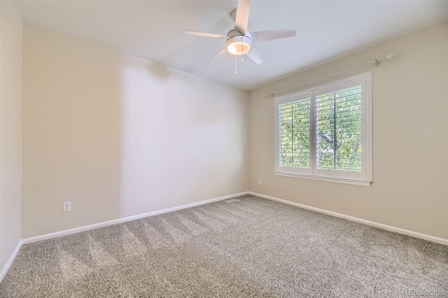 9975 Blackbird Cir, Highlands Ranch, CO 80130 - unfurnished room with carpet floors and ceiling fan