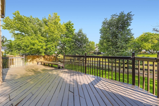 9975 Blackbird Cir, Highlands Ranch, CO 80130 - view of wooden terrace