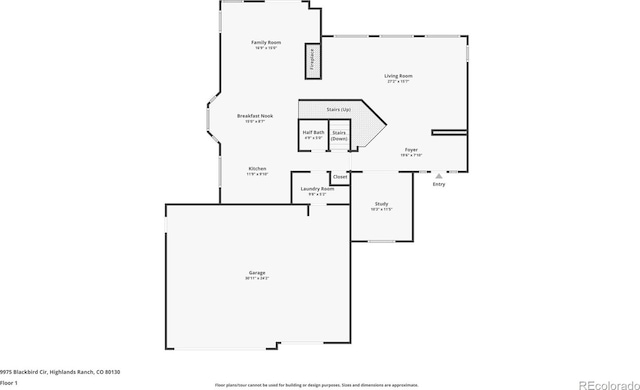 9975 Blackbird Cir, Highlands Ranch, CO 80130 - view of home floor plan