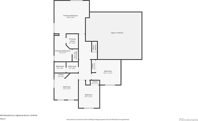 9975 Blackbird Cir, Highlands Ranch, CO 80130 - view of home floor plan