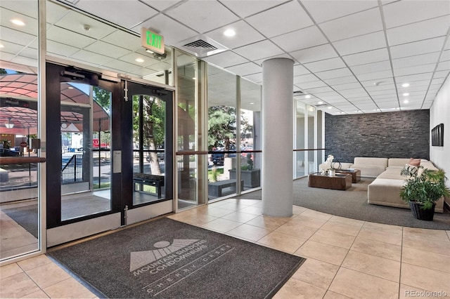 view of community lobby